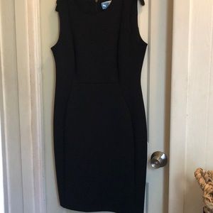 Black Calvin Klein scuba dress